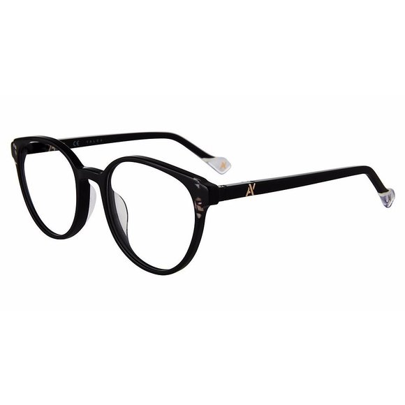 YALEA OPTICAL VYA063L Eyeglasses BLACK-0700 50mm
